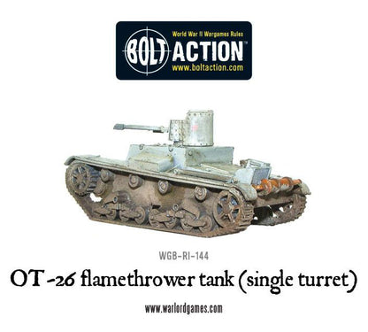 Bolt Action: OT-26 flamethrower tank (single turret)