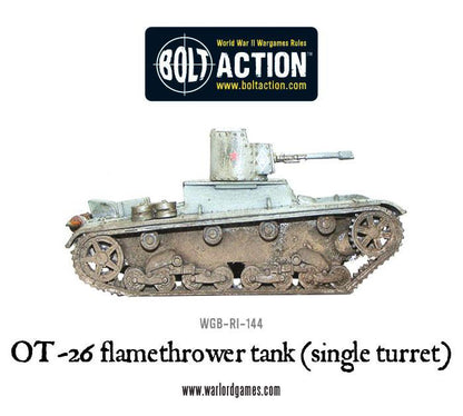 Bolt Action: OT-26 flamethrower tank (single turret)