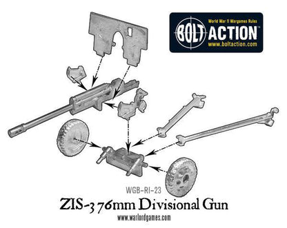 Bolt Action: Korean War: Chinese PVA ZIS-3 Anti-tank gun