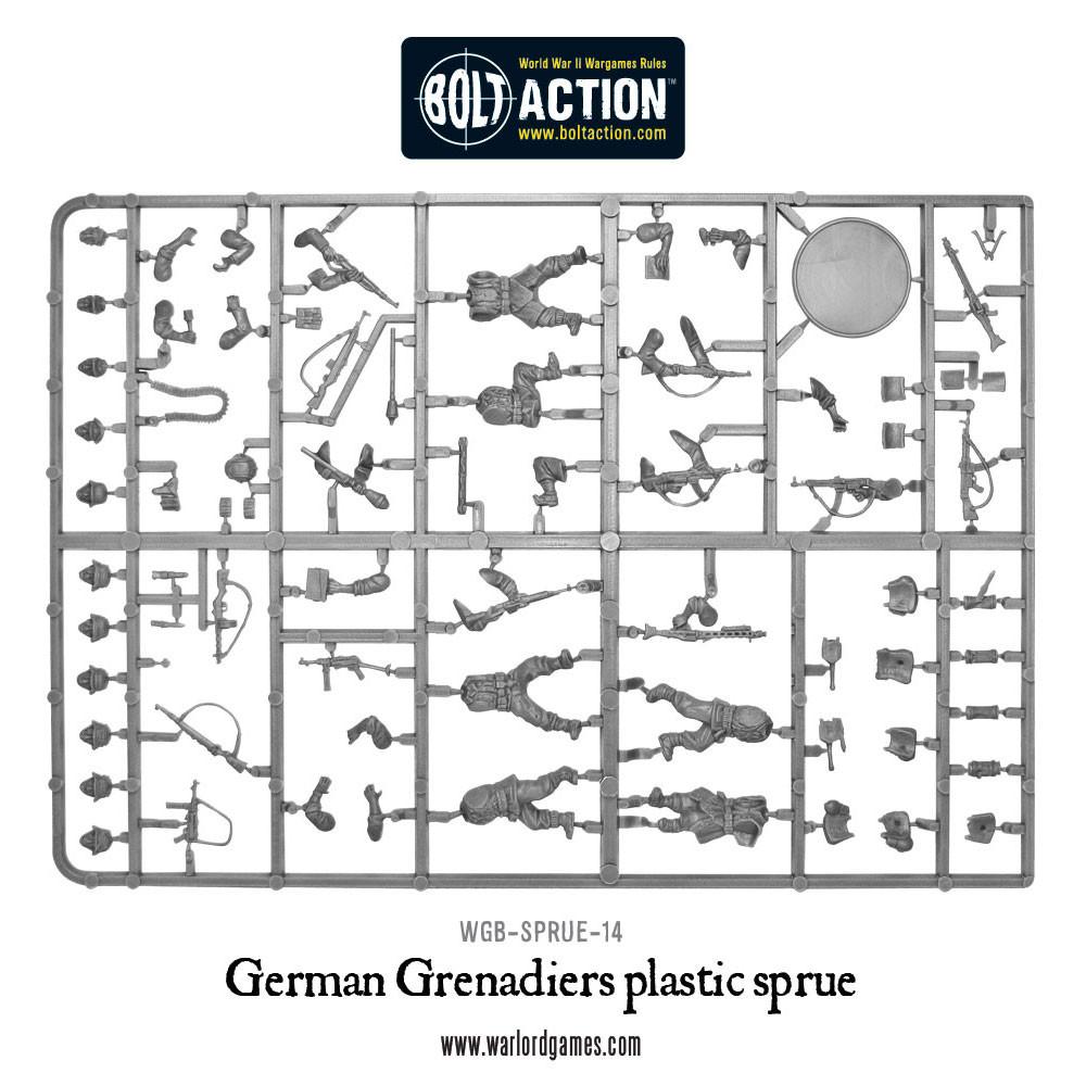 Bolt Action: German - German Grenadier Sprue