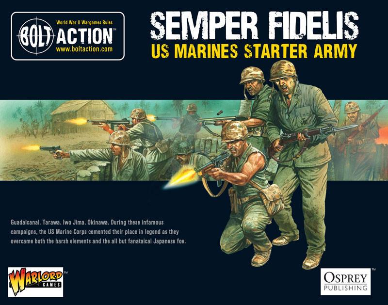 Bolt Action: USA - Semper Fidelis - US Marines Starter Army