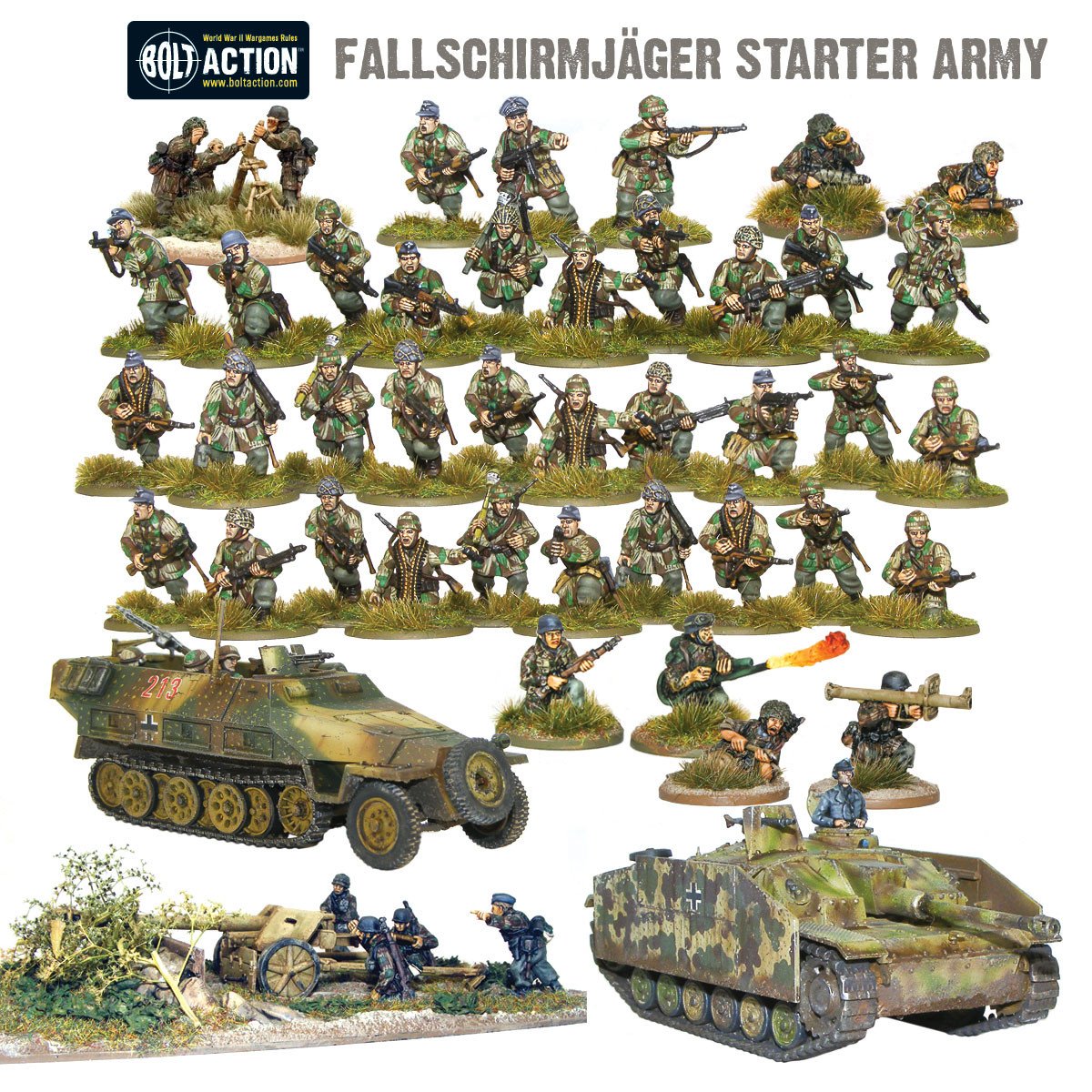 Bolt Action: German - Fallschirmjäger Starter Army