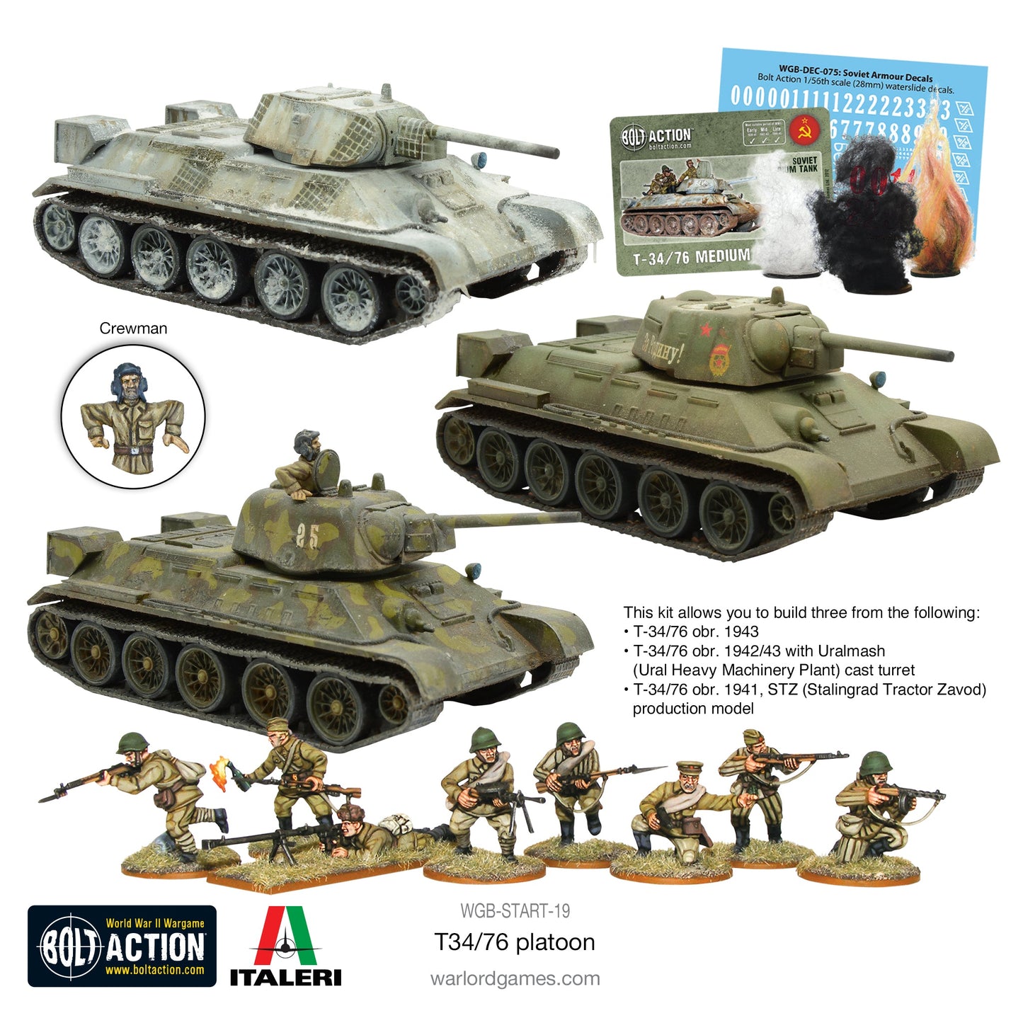 Achtung Panzer!: Soviet Tanks - Soviet T34/76 platoon