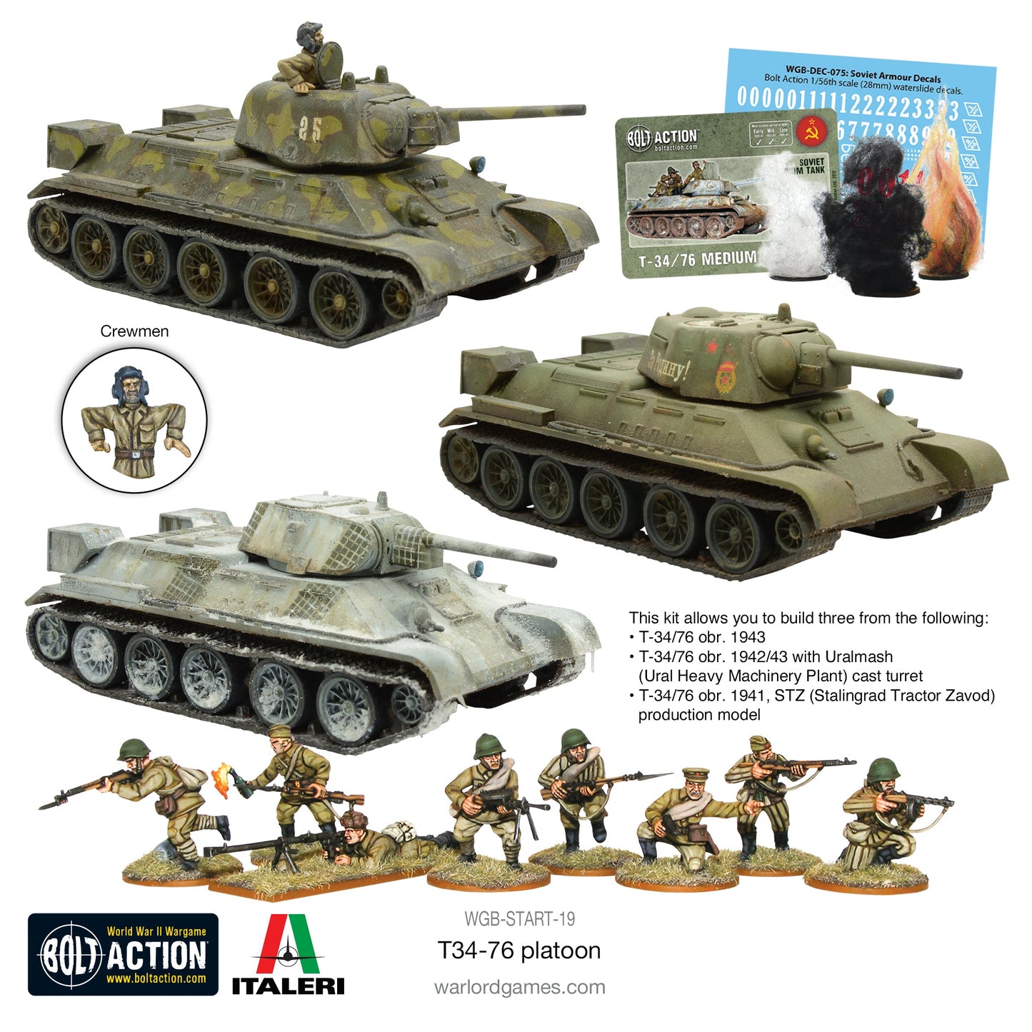 Achtung Panzer!: Soviet Tanks - Soviet T34/76 platoon