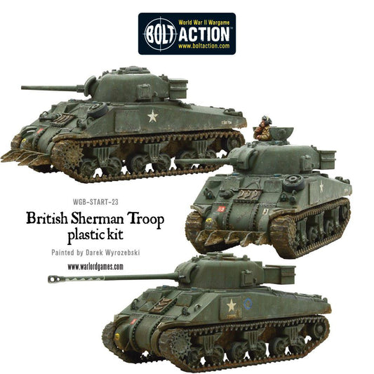 Achtung Panzer!: British Tanks - British Sherman V Troop including Vc Firefly