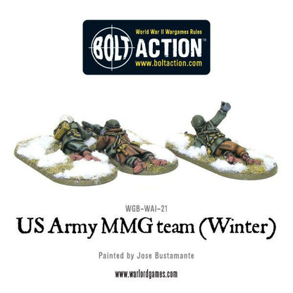 Bolt Action: USA - US Army MMG team (Winter) - Prone