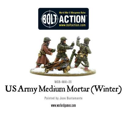 Bolt Action: USA - US Army Medium Mortar (Winter)