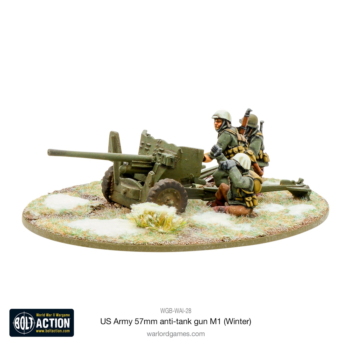 Bolt Action: USA - US Army 57mm anti-tank gun M1 (Winter)