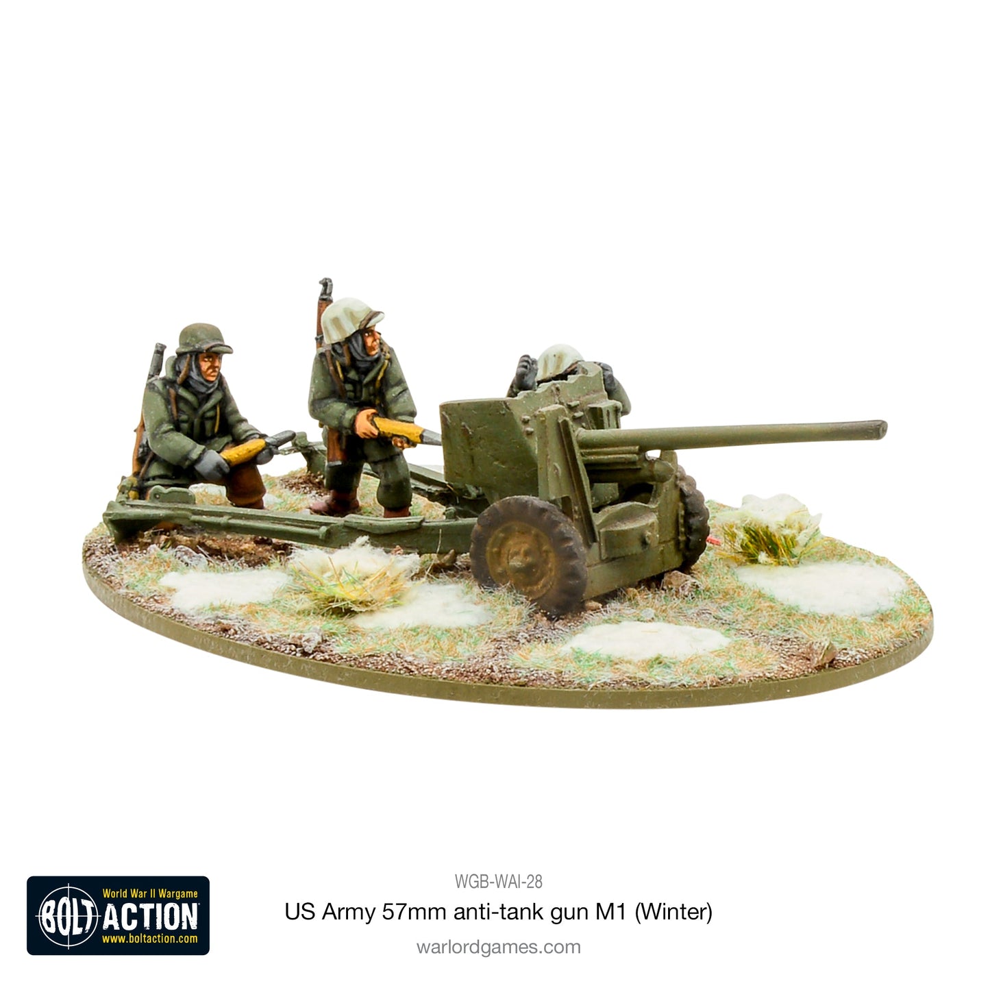 Bolt Action: USA - US Army 57mm anti-tank gun M1 (Winter)