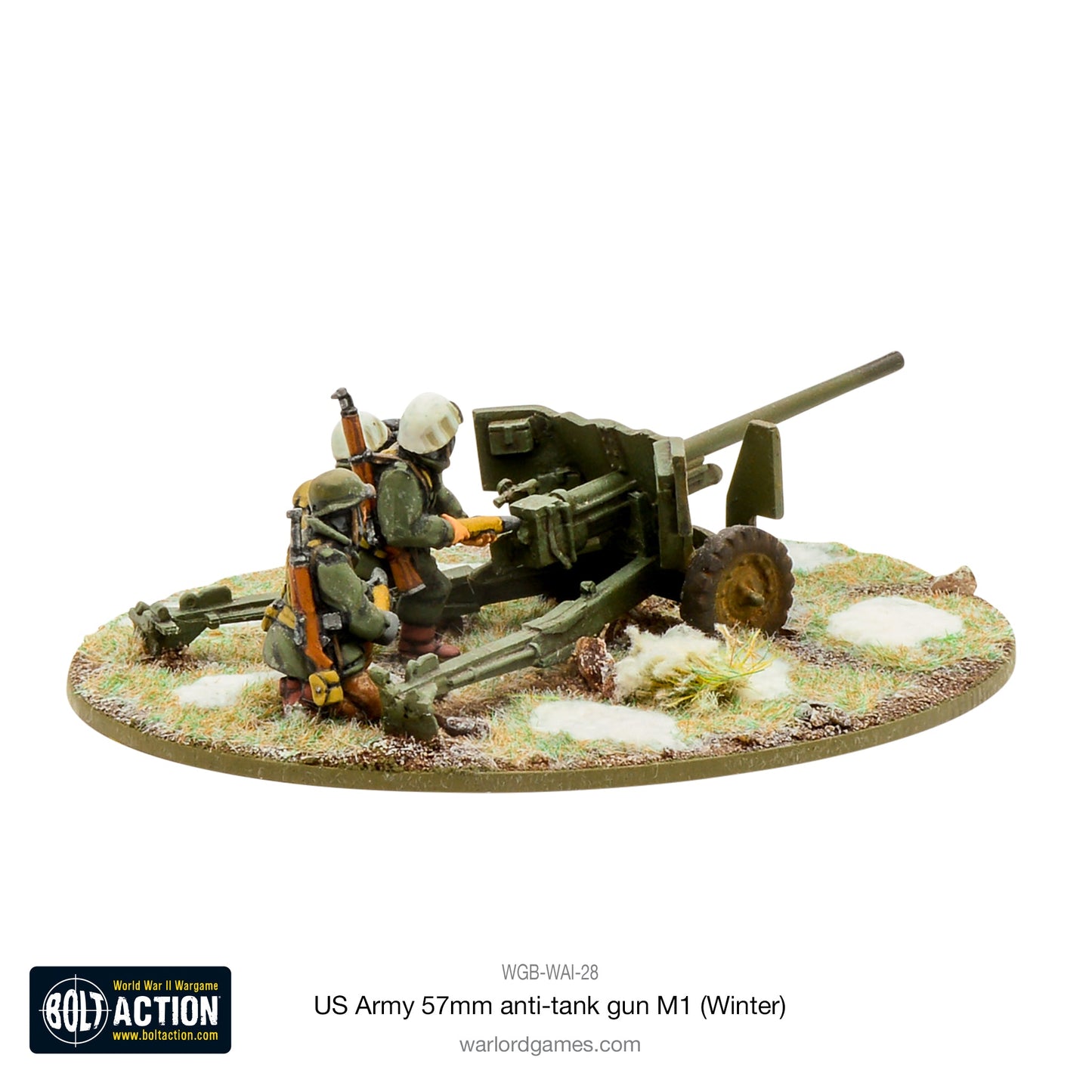 Bolt Action: USA - US Army 57mm anti-tank gun M1 (Winter)