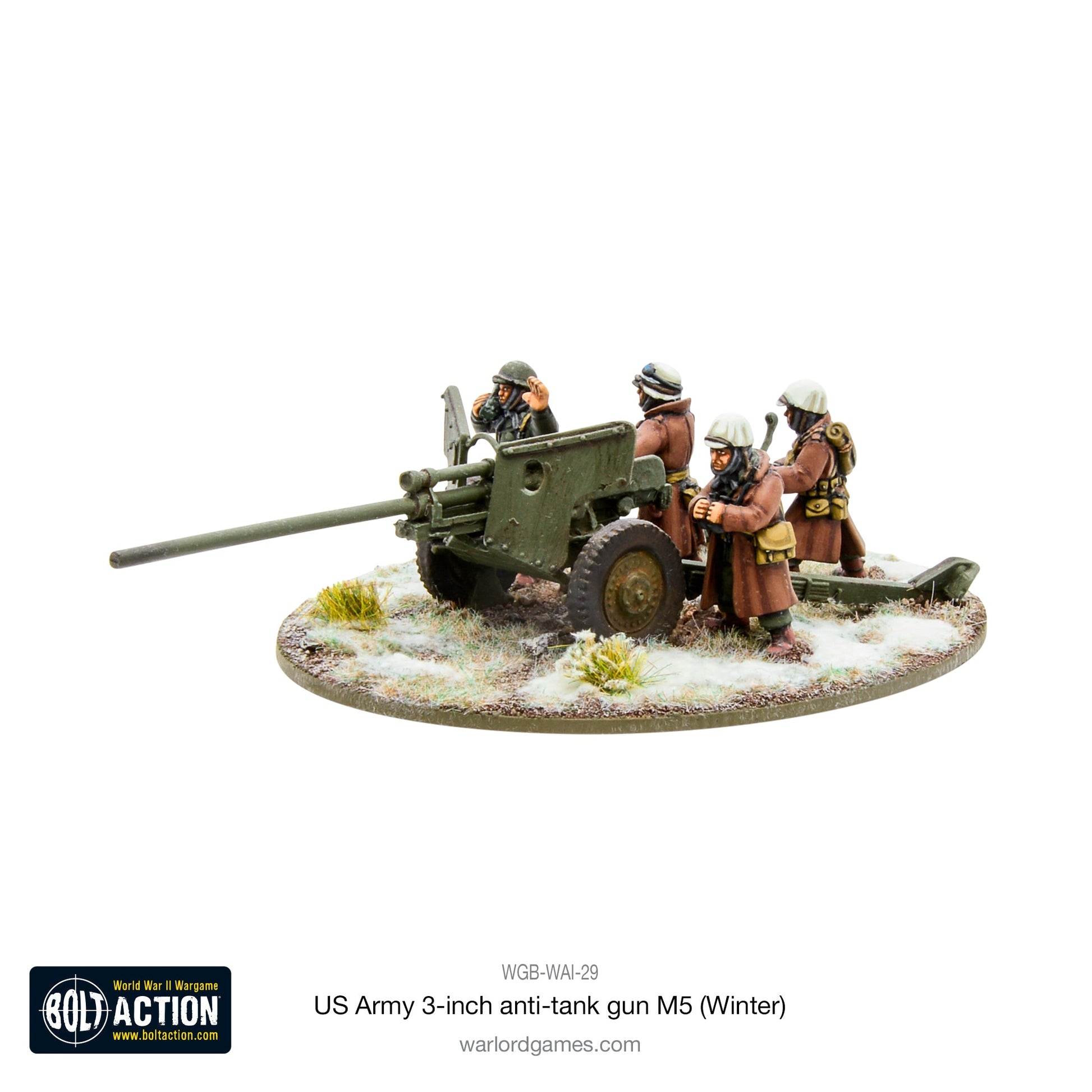Bolt Action: USA - US Army 3-inch anti-tank gun M5 (Winter)