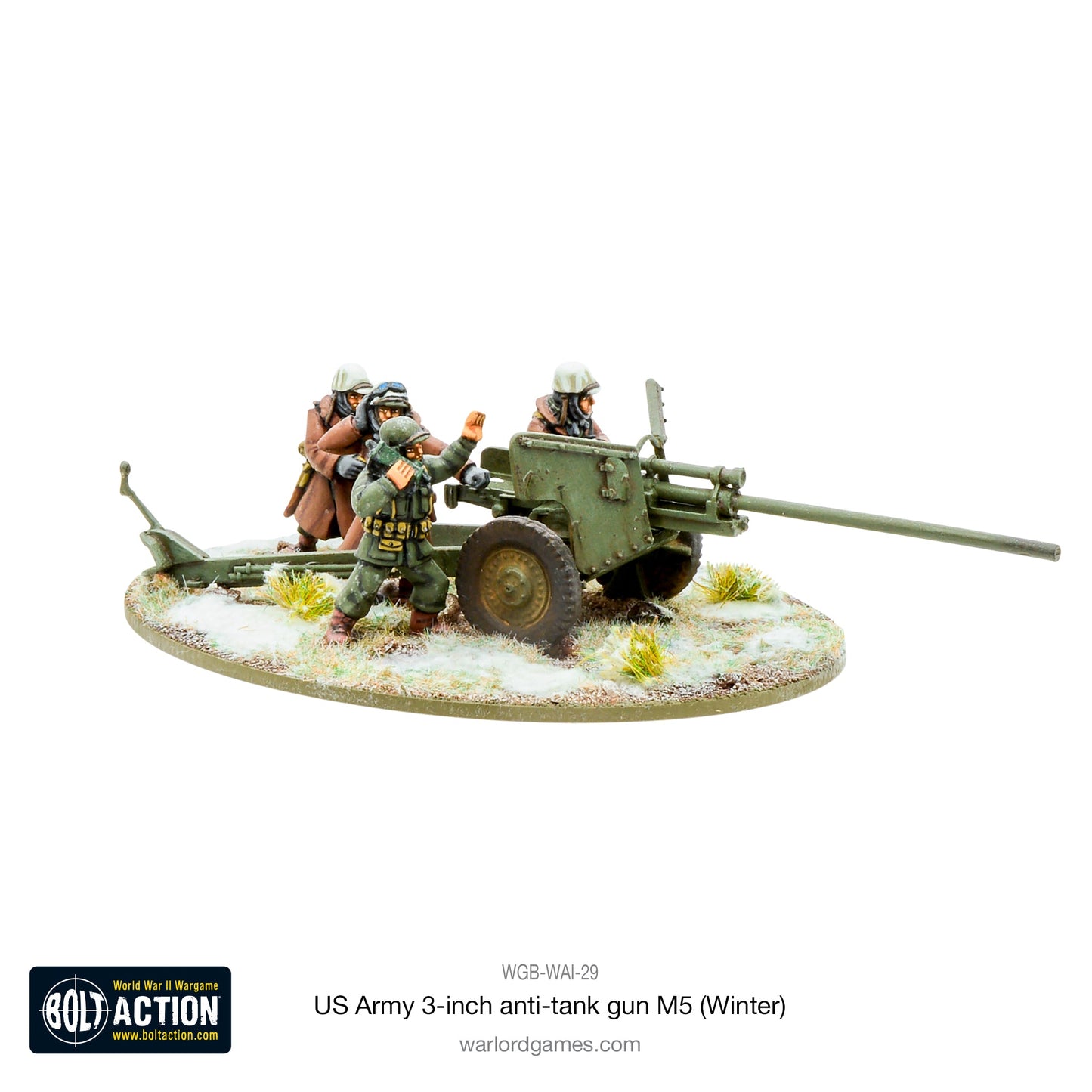 Bolt Action: USA - US Army 57mm anti-tank gun M1 (Winter)
