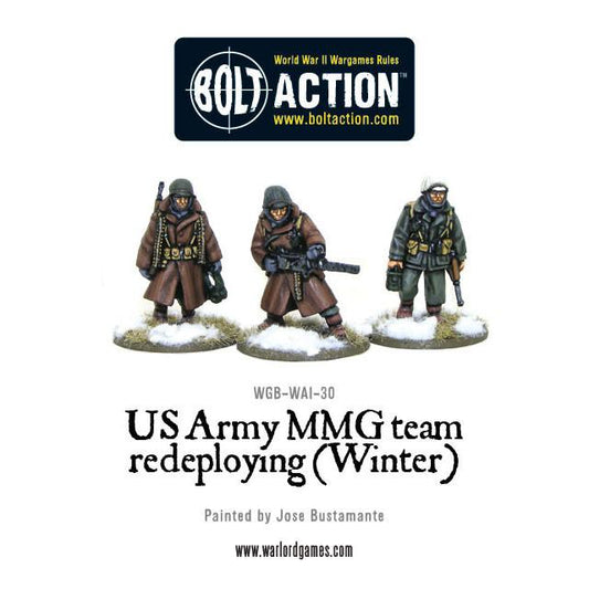 Bolt Action: USA - US Army MMG team (Winter) - Redeploying
