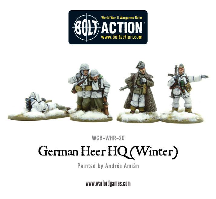 Bolt Action: German - German Heer HQ (Winter)