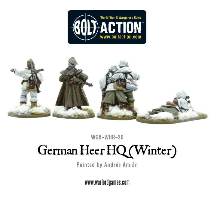 Bolt Action: German - German Heer HQ (Winter)