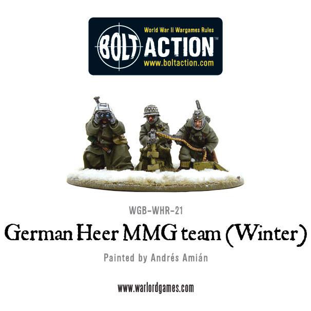 Bolt Action: German - German Heer MMG team (Winter)