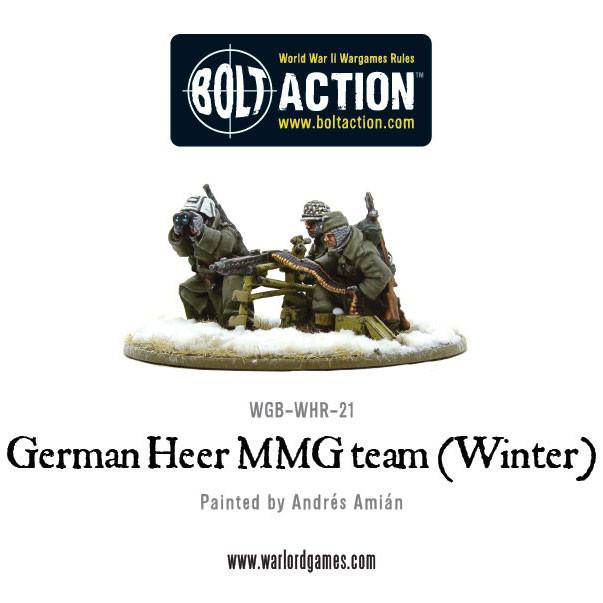 Bolt Action: German - German Heer MMG team (Winter)