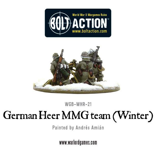 Bolt Action: German - German Heer MMG team (Winter)