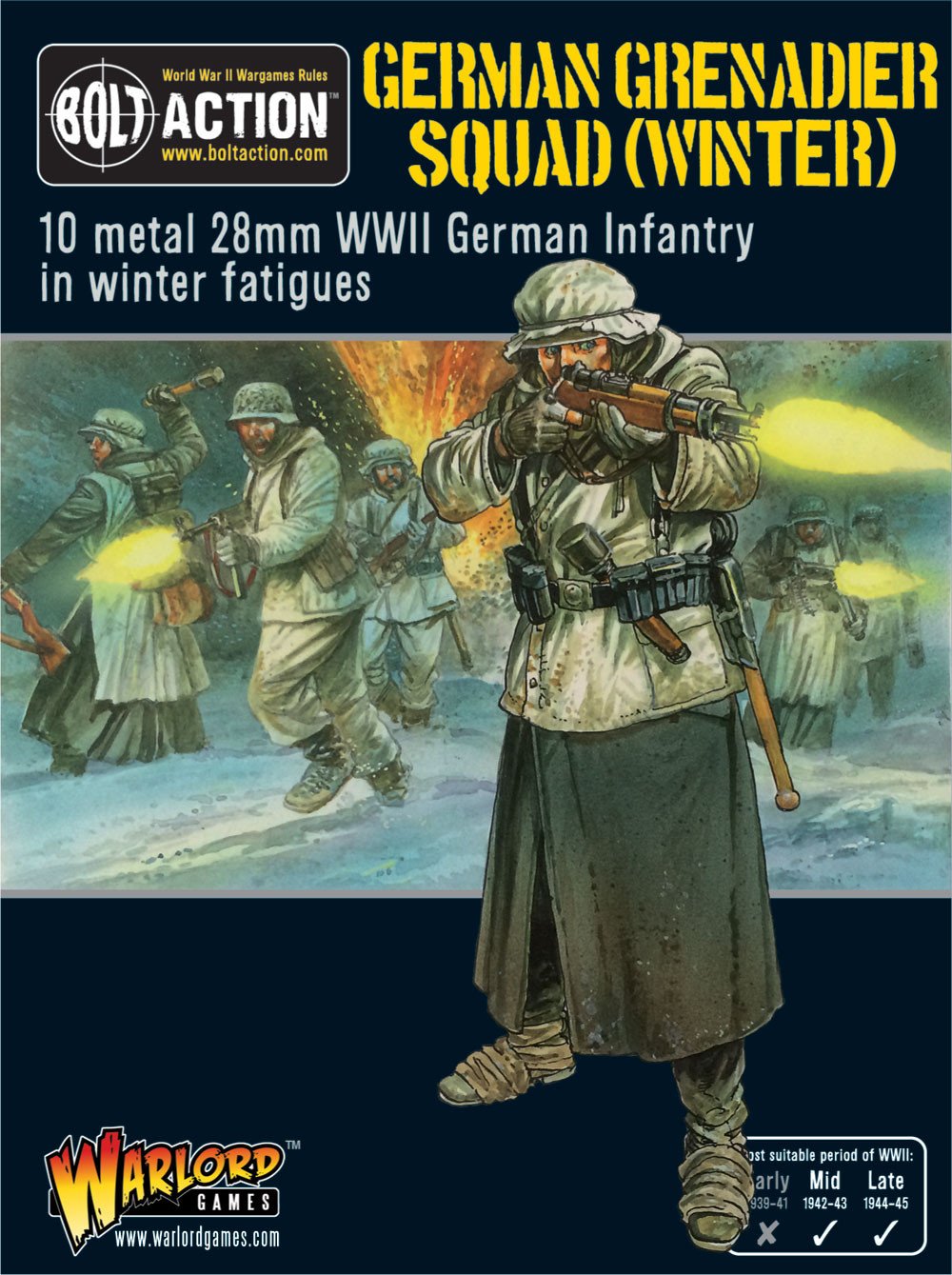 Bolt Action: German - German Grenadiers in Winter Clothing