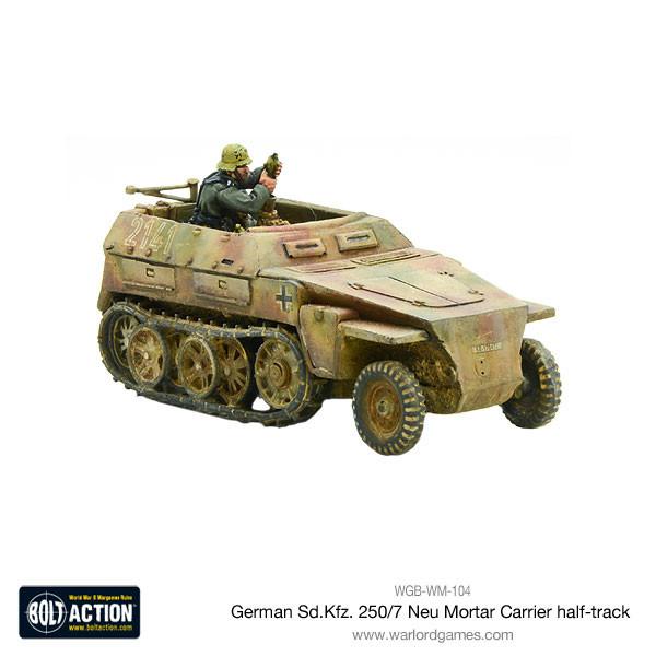 Bolt Action: German - Sd.Kfz 250/7 Neu Mortar Carrier half track