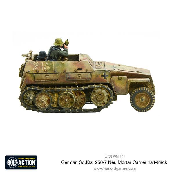 Bolt Action: German - Sd.Kfz 250/7 Neu Mortar Carrier half track