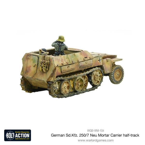Bolt Action: German - Sd.Kfz 250/7 Neu Mortar Carrier half track