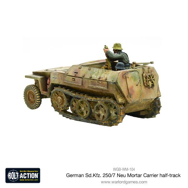 Bolt Action: German - Sd.Kfz 250/7 Neu Mortar Carrier half track