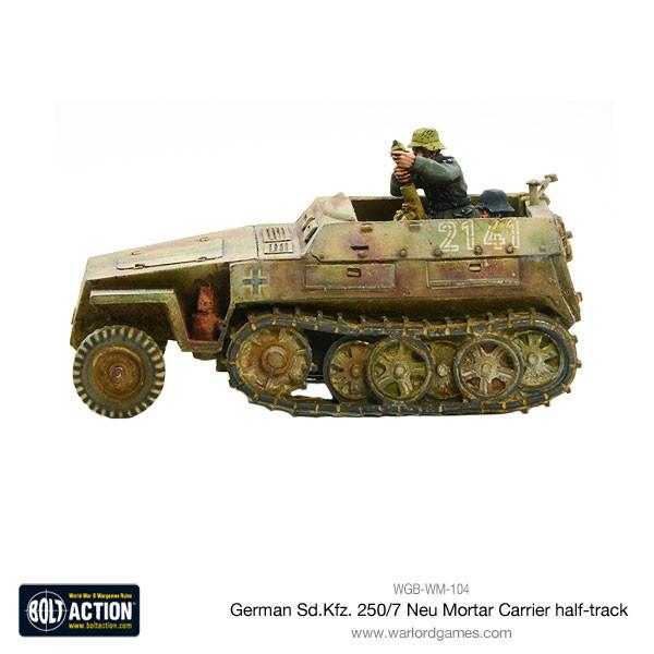 Bolt Action: German - Sd.Kfz 250/7 Neu Mortar Carrier half track