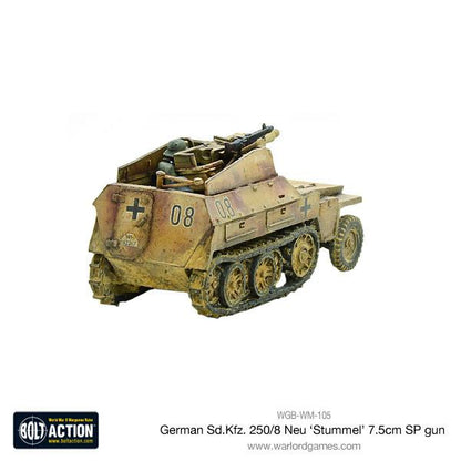 Bolt Action: German - Sd.Kfz 250/8 Neu 'Stummel' 7.5cm SP gun