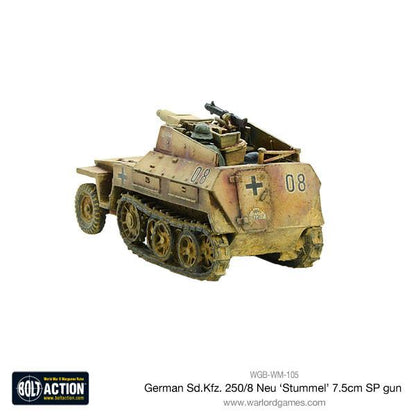 Bolt Action: German - Sd.Kfz 250/8 Neu 'Stummel' 7.5cm SP gun