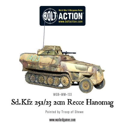 Bolt Action: German - Sd.Kfz 251/23 2cm Recce Hanomag