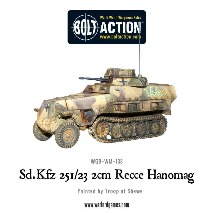 Bolt Action: German - Sd.Kfz 251/23 2cm Recce Hanomag