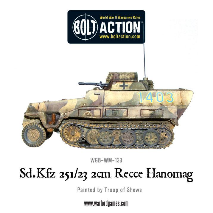 Bolt Action: German - Sd.Kfz 251/23 2cm Recce Hanomag