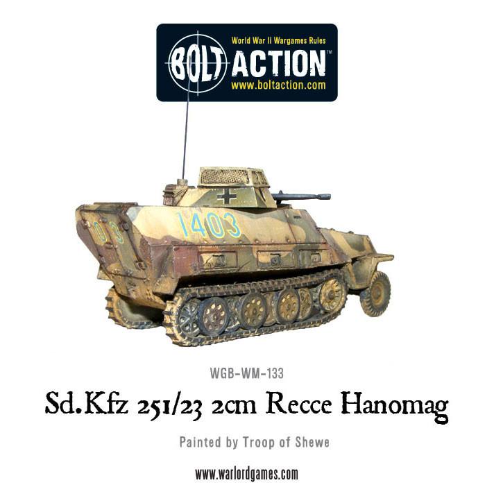 Bolt Action: German - Sd.Kfz 251/23 2cm Recce Hanomag
