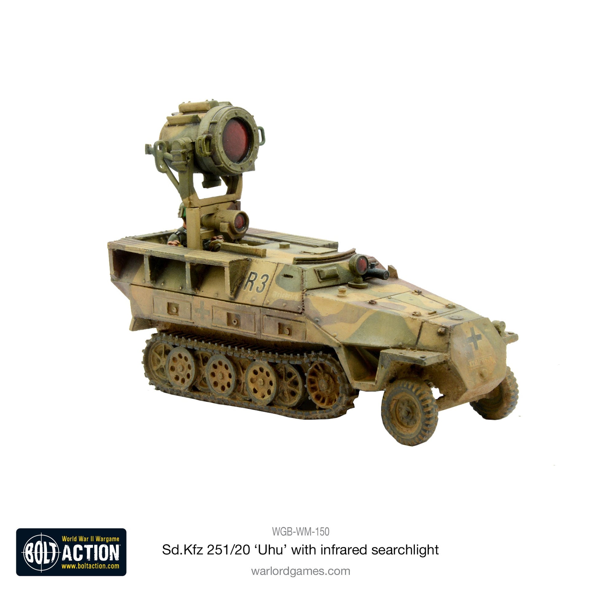 Bolt Action: German - Sd.Kfz 251/20 Uhu with infra-red searchlight
