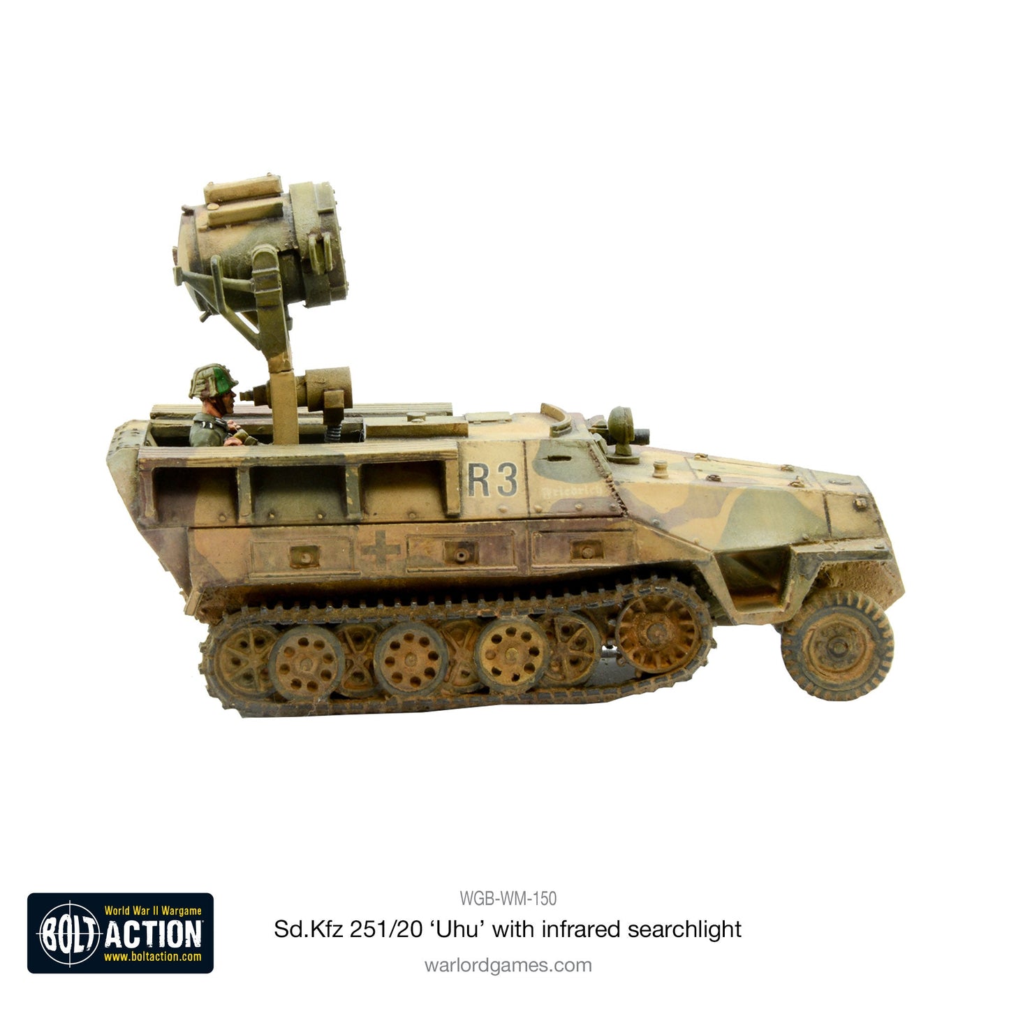 Bolt Action: German - Sd.Kfz 251/20 Uhu with infra-red searchlight