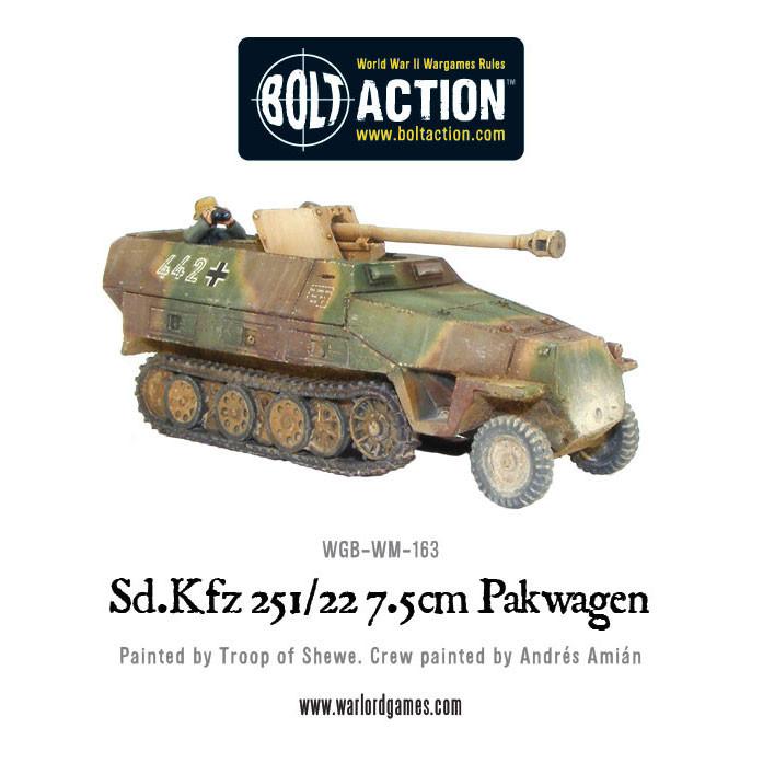 Bolt Action: German - Sd.Kfz 251/22 7.5cm Pakwagen