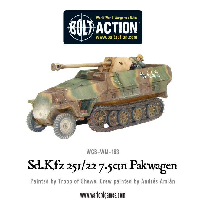 Bolt Action: German - Sd.Kfz 251/22 7.5cm Pakwagen