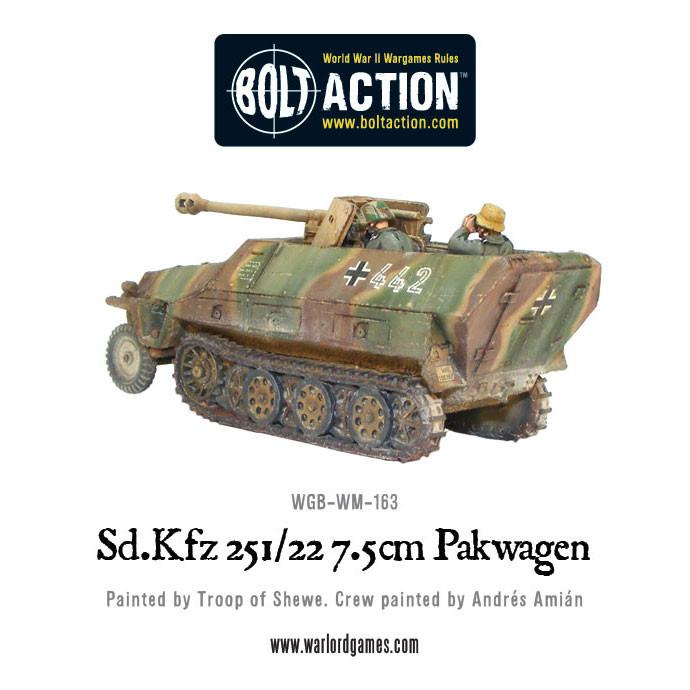 Bolt Action: German - Sd.Kfz 251/22 7.5cm Pakwagen