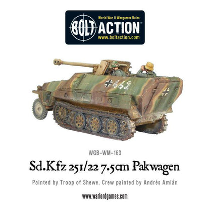 Bolt Action: German - Sd.Kfz 251/22 7.5cm Pakwagen
