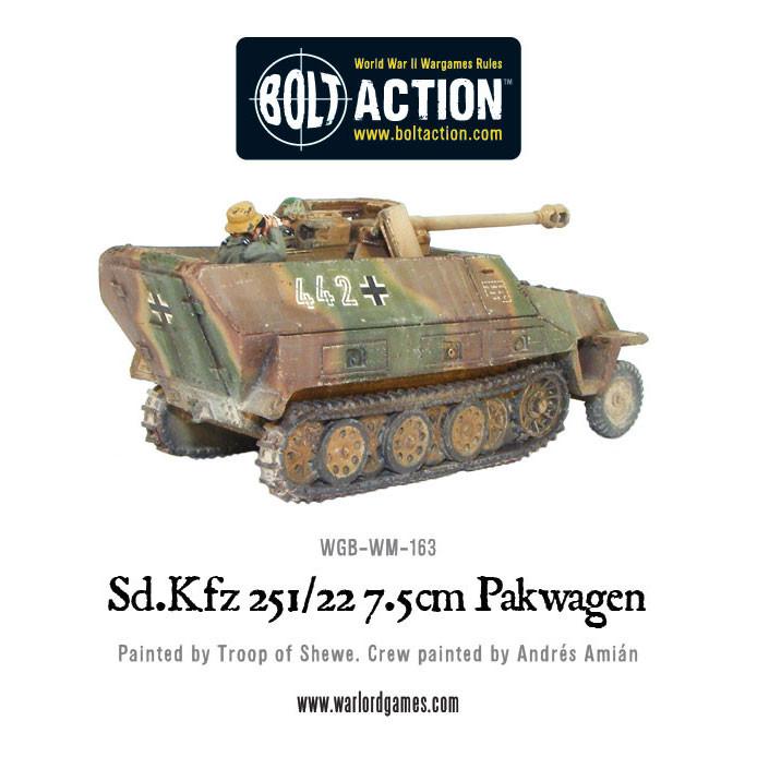 Bolt Action: German - Sd.Kfz 251/22 7.5cm Pakwagen