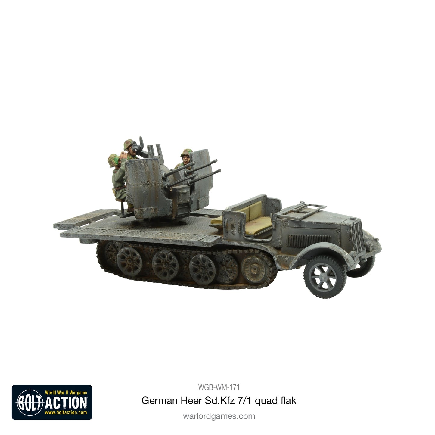 Bolt Action: German - German Heer Sd.Kfz 7/1 quad FlaK