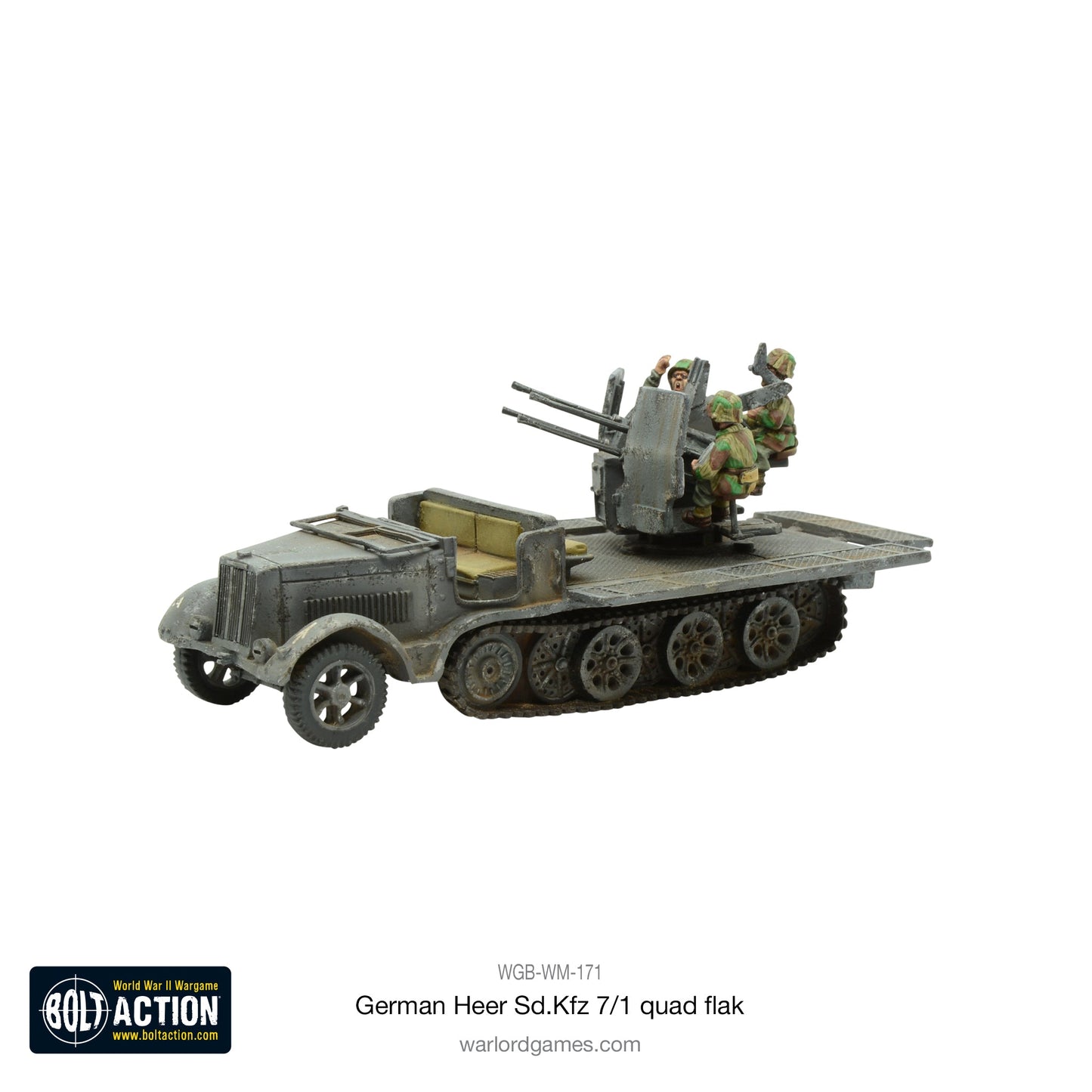 Bolt Action: German - German Heer Sd.Kfz 7/1 quad FlaK