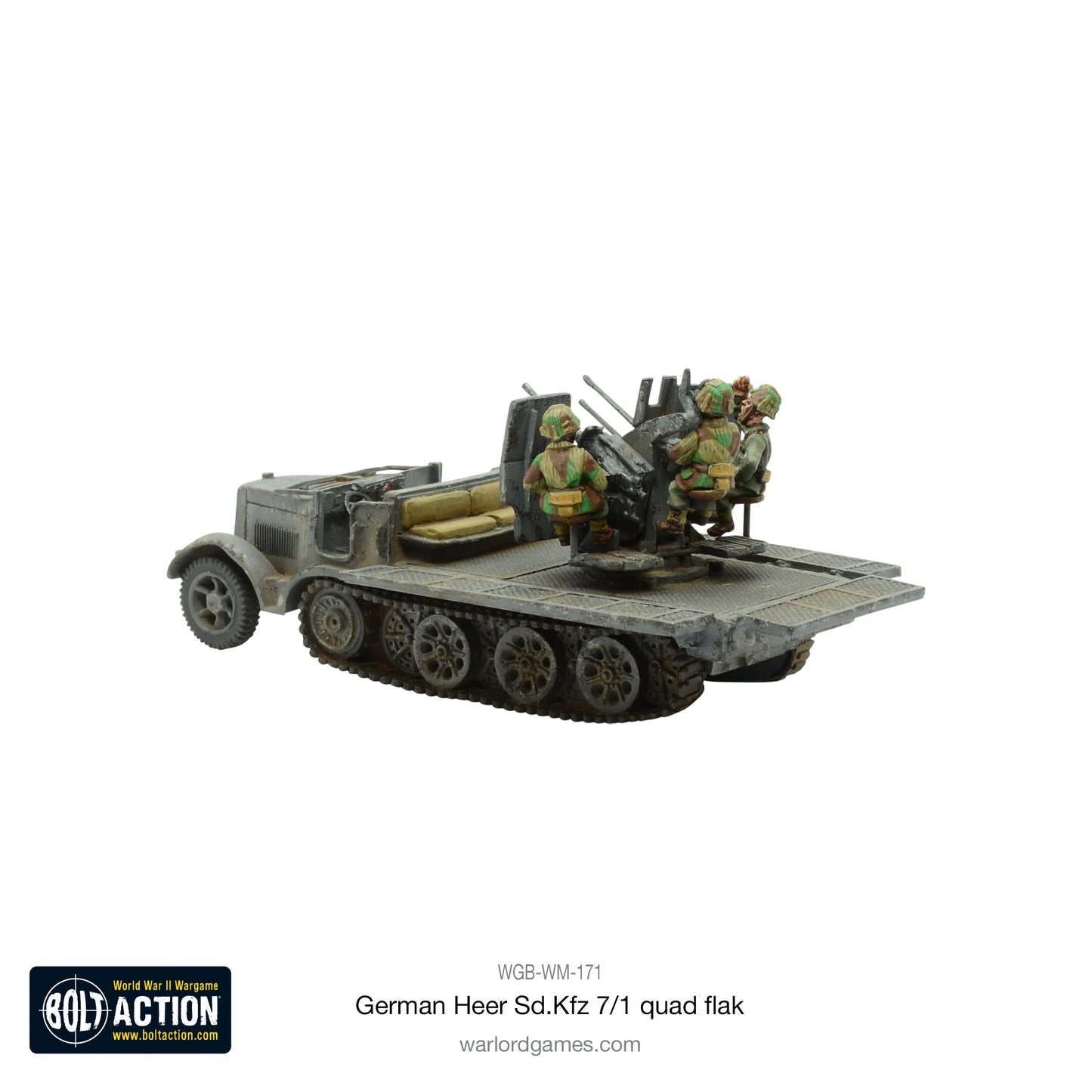 Bolt Action: German - German Heer Sd.Kfz 7/1 quad FlaK