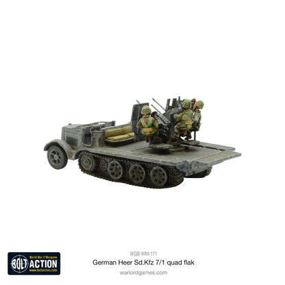 Bolt Action: German - German Heer Sd.Kfz 7/1 quad FlaK