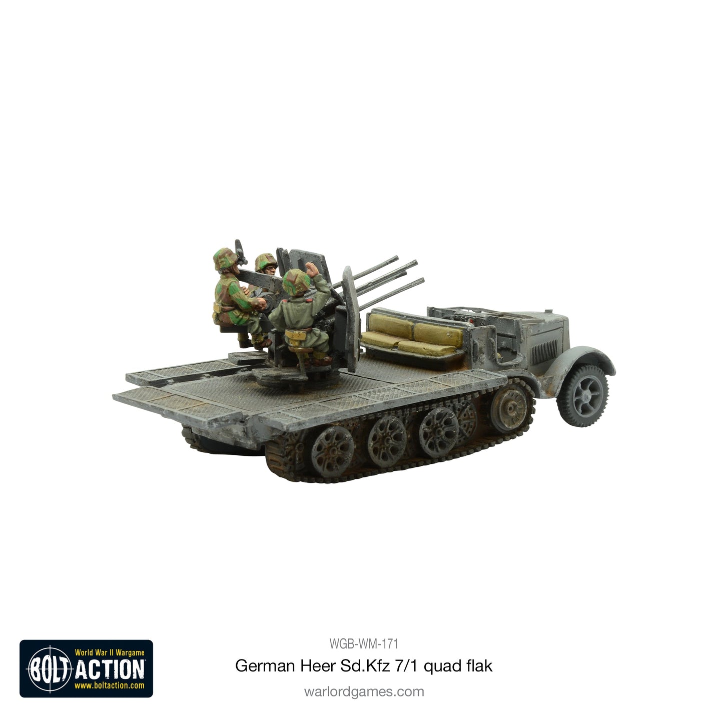 Bolt Action: German - German Heer Sd.Kfz 7/1 quad FlaK