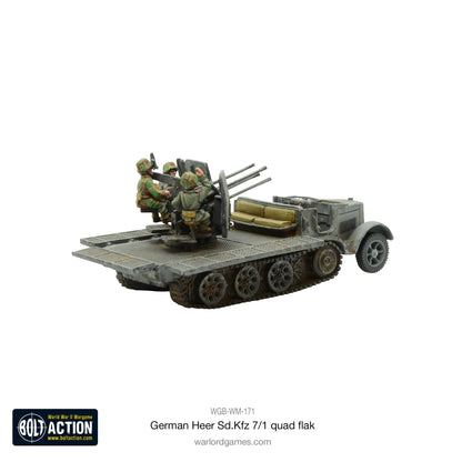 Bolt Action: German - German Heer Sd.Kfz 7/1 quad FlaK