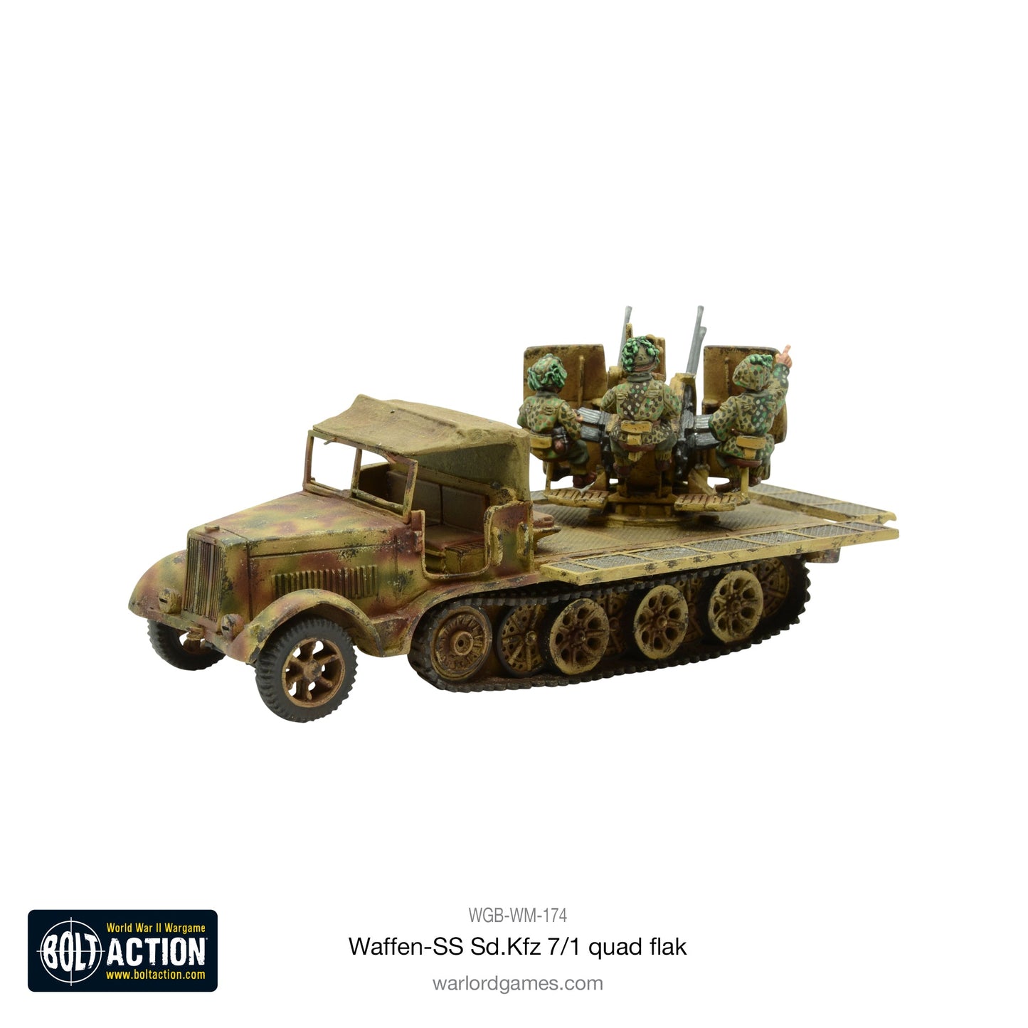 Bolt Action: German - Waffen-SS Sd.Kfz 7/1 quad FlaK