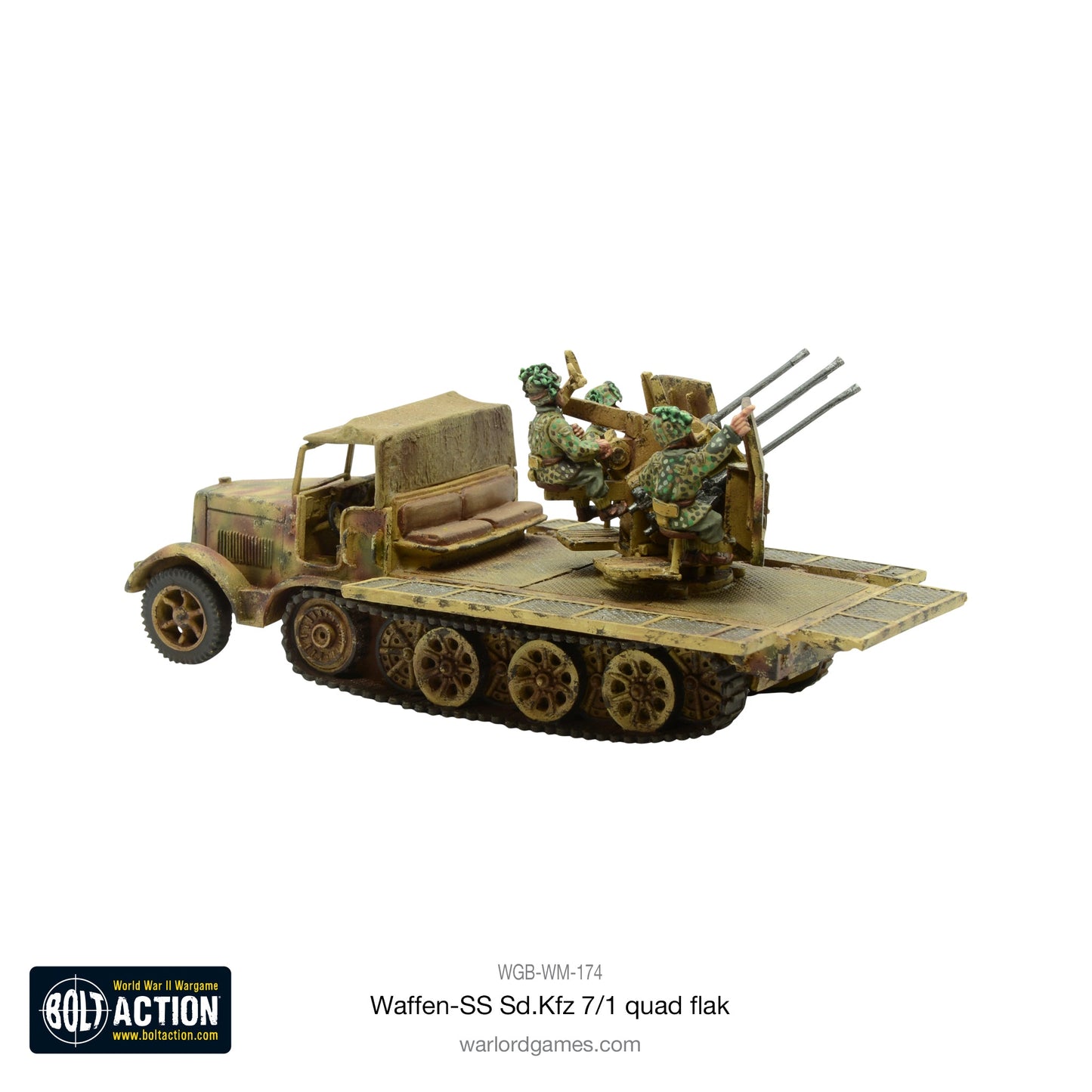 Bolt Action: German - Waffen-SS Sd.Kfz 7/1 quad FlaK