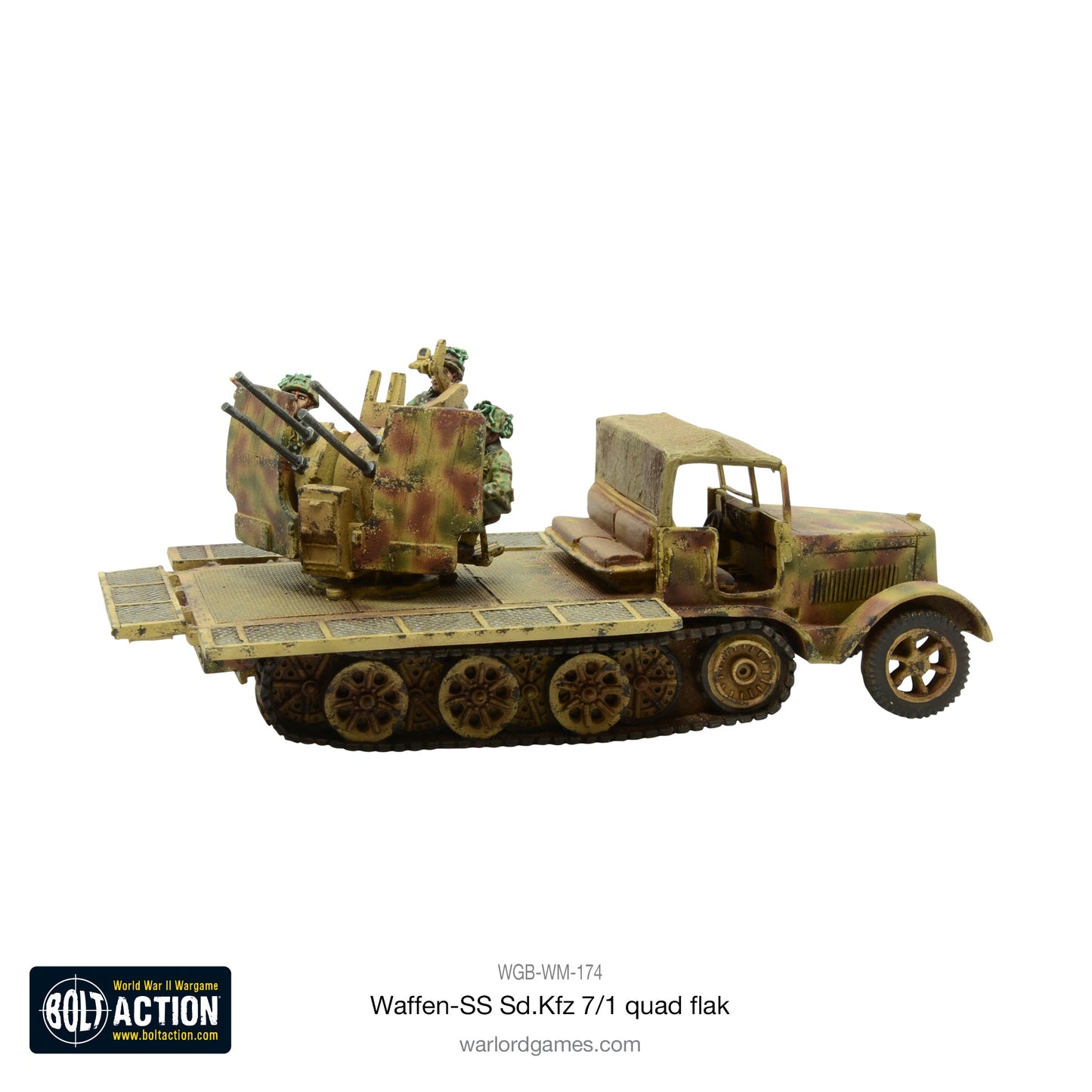 Bolt Action: German - Waffen-SS Sd.Kfz 7/1 quad FlaK